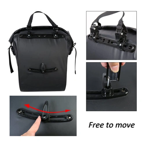 Bike Bag Bicycle Panniers Waterproof Rack Trunks Rear Seat Carrier Pack