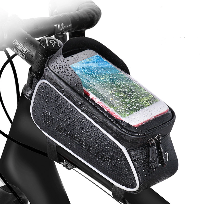 Rainproof Frame OEM Front Top Tube Cycle Cycling Bike Bags Waterproof 6.5in Phone Touchscreen MTB Accessories Bicycle Bag